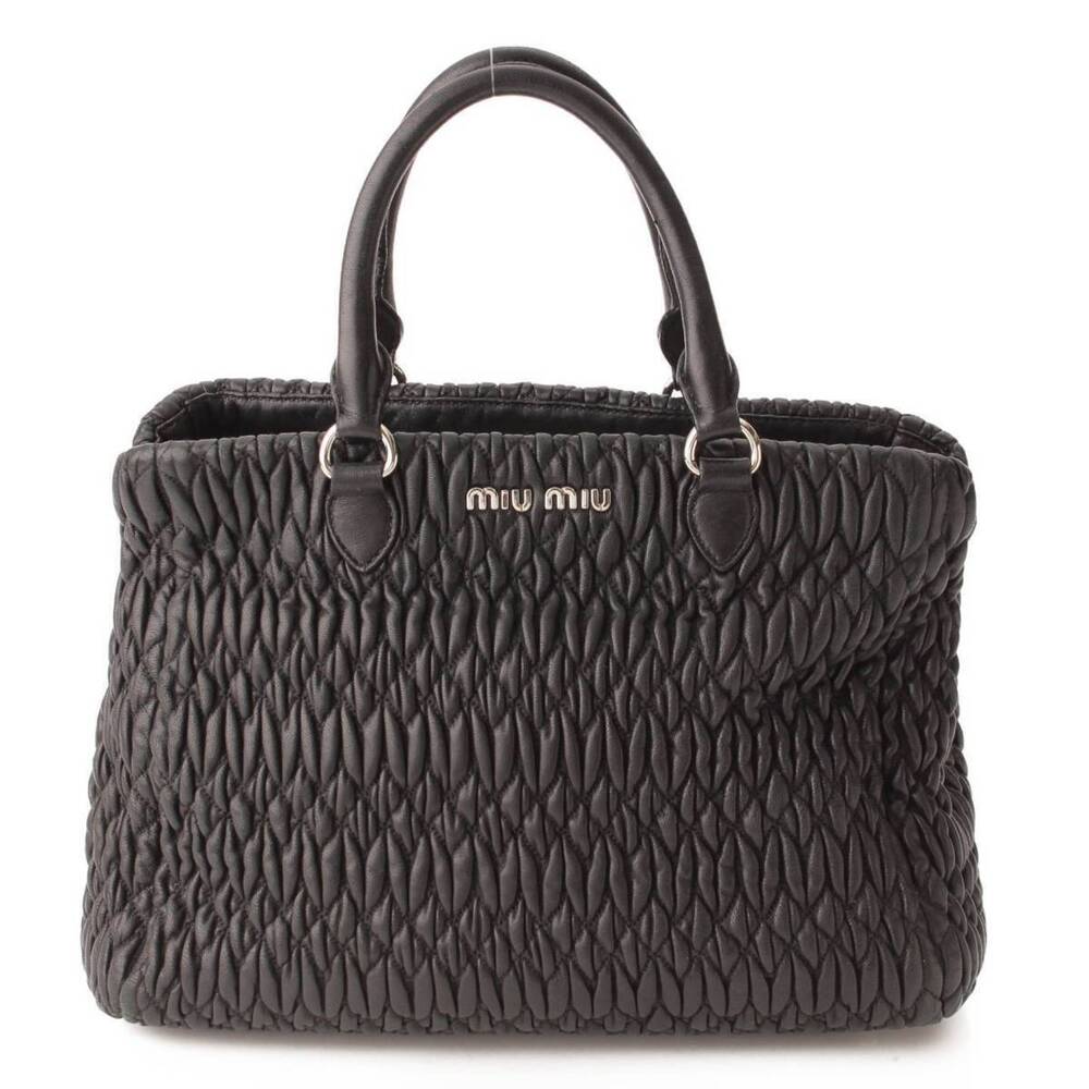 Miu Miu Handbag Nappa Crystal Black - Picture 2 of 9